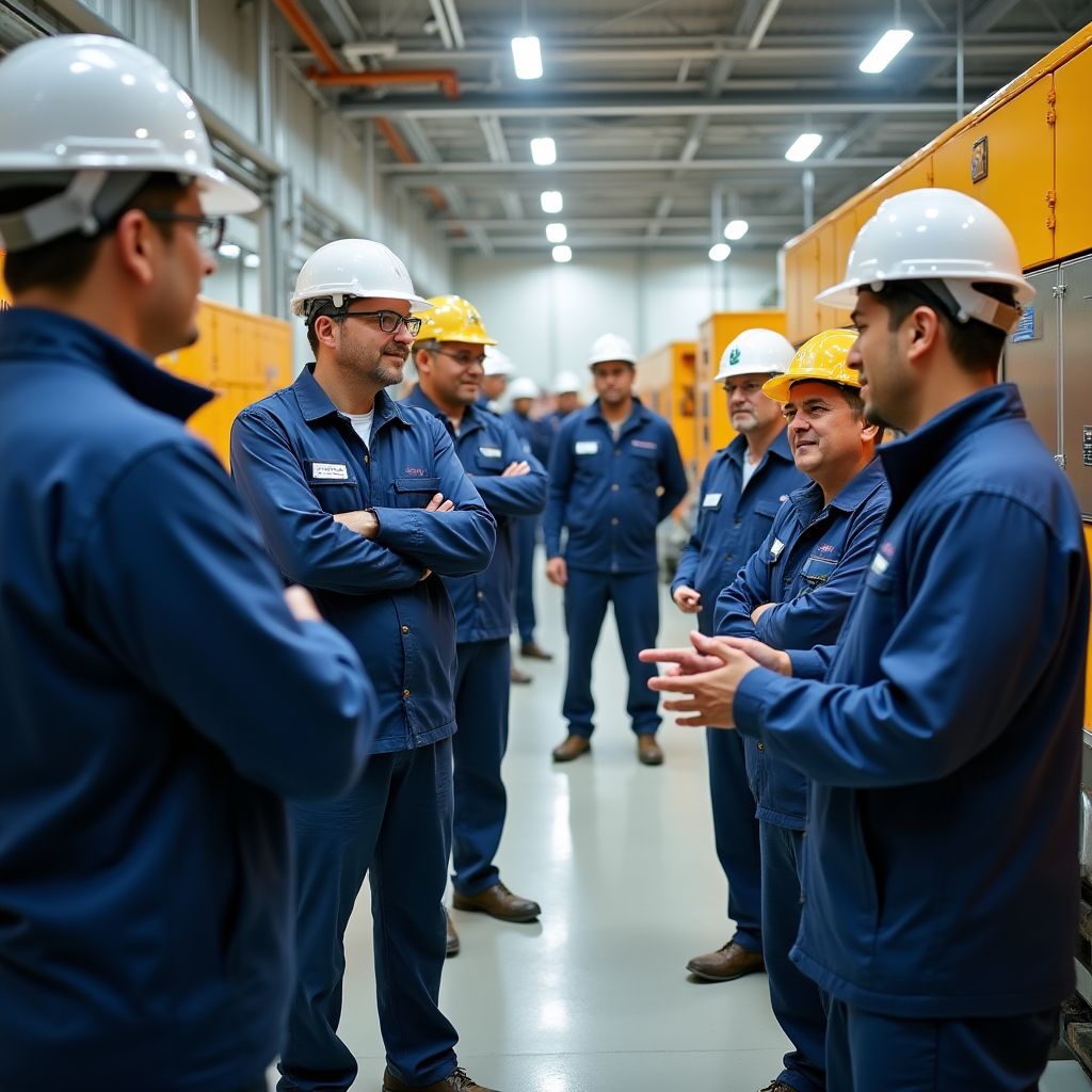 Visita técnica a estación de servicio modelo