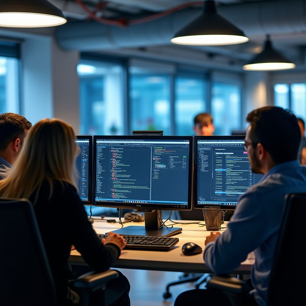 Sesión de formación sobre software de gestión